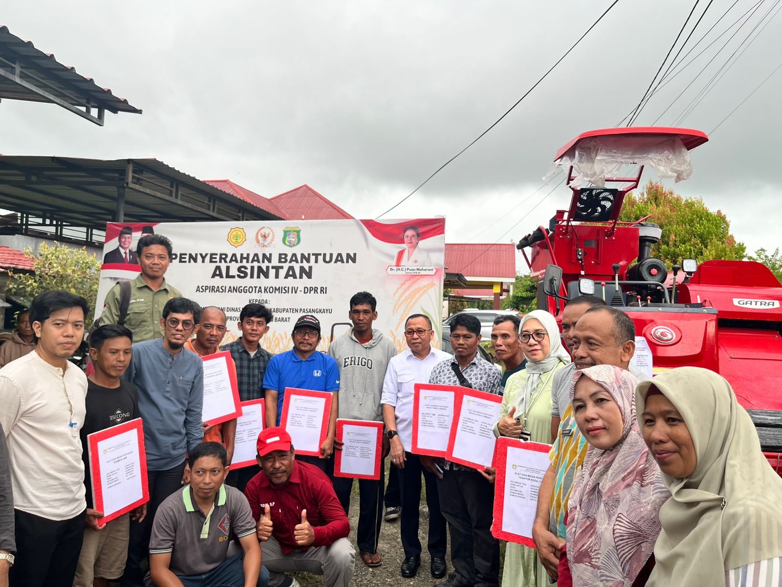 Petani Pasangkayu Bakal Menikmati Swasembada Pangan, Agus Ambo Djiwa Serahkan Ratusan Bantuan Alsintan Mulai Mesin Panen hingga Irigasi