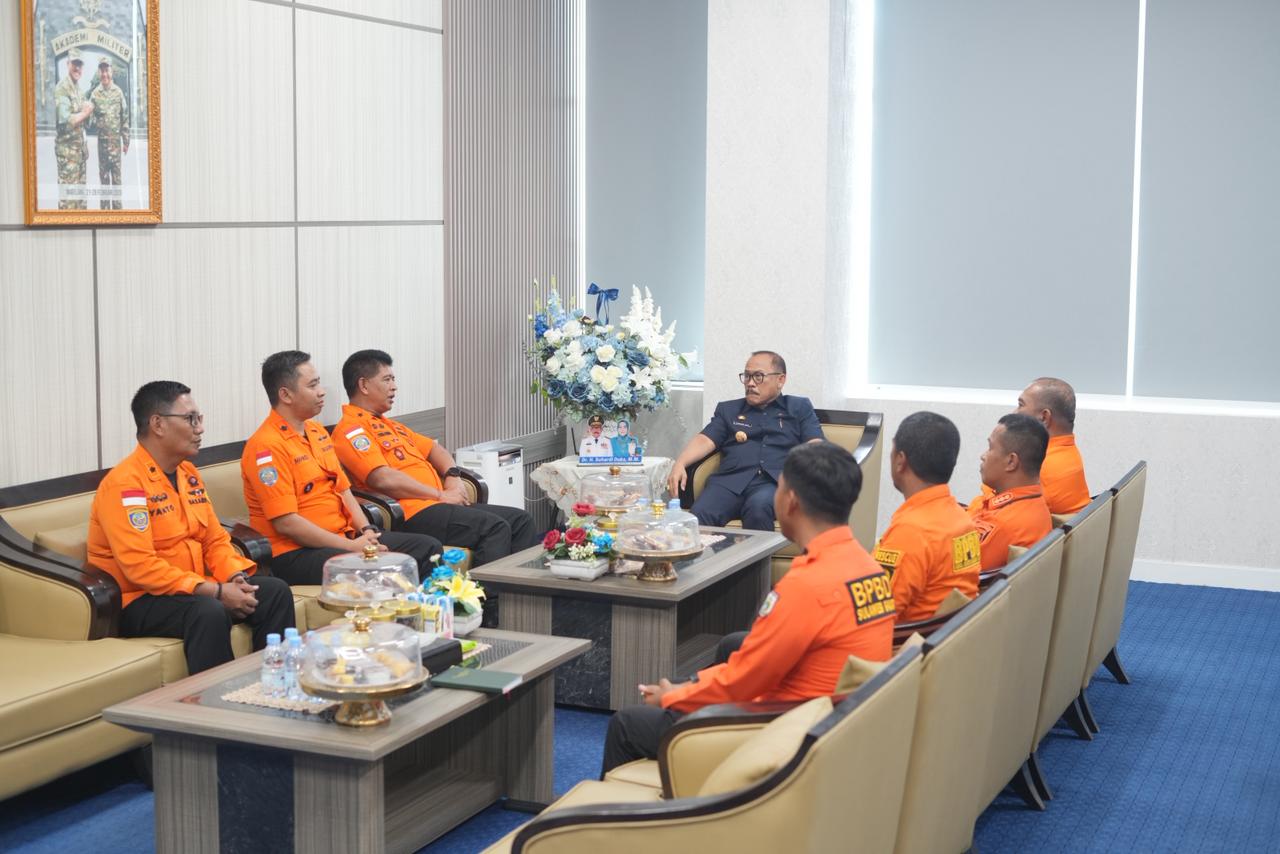 Inspektur Basarnas Temui Gubernur, Bahas Penguatan Koordinasi Teknis dengan BPBD Sulbar