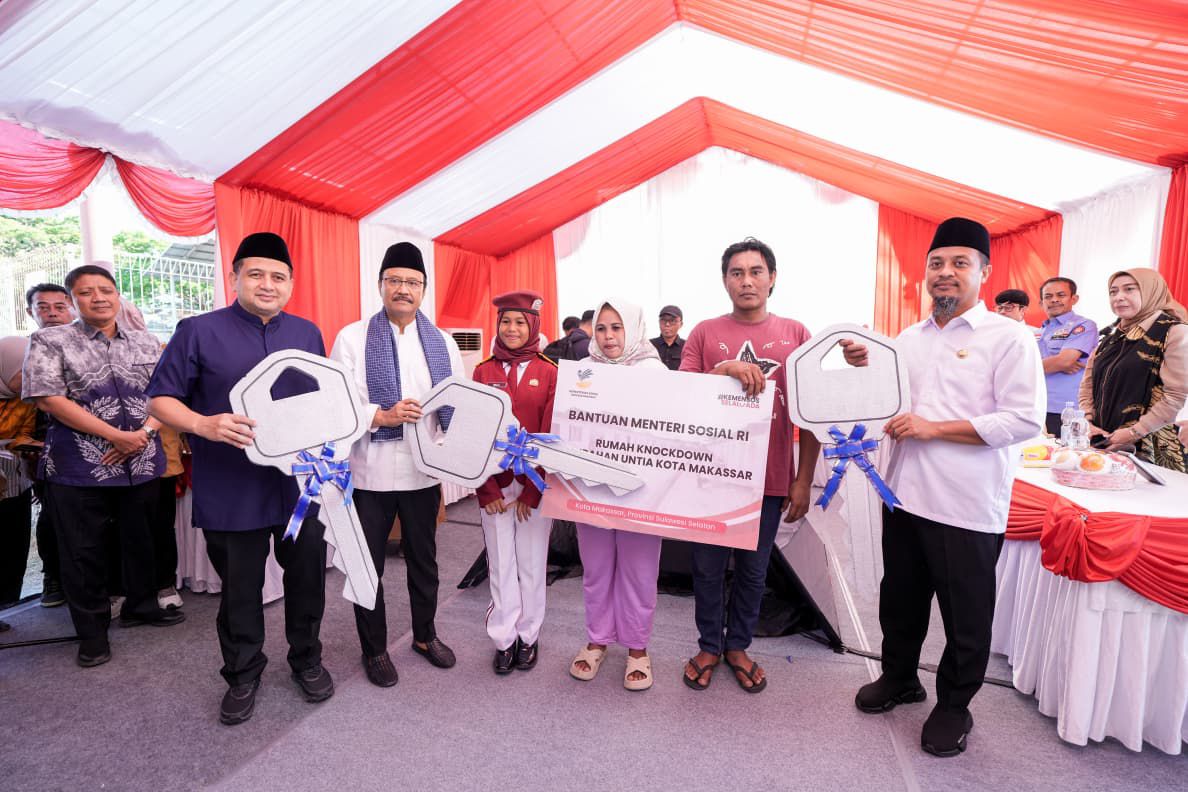 Gubernur Sulsel Dampingi Mensos Resmikan Hunian Layak untuk Siswa Sekolah Rakyat yang Dipilih Prabowo