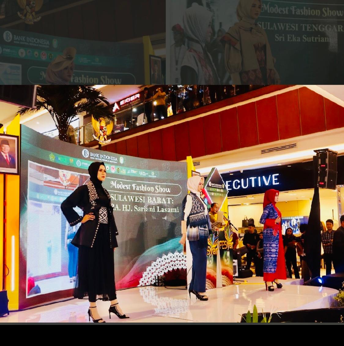 Pariwisata Sulbar Tampilkan Tenun Tradisional pada Fashion Show FESyar KTI di Kalbar 