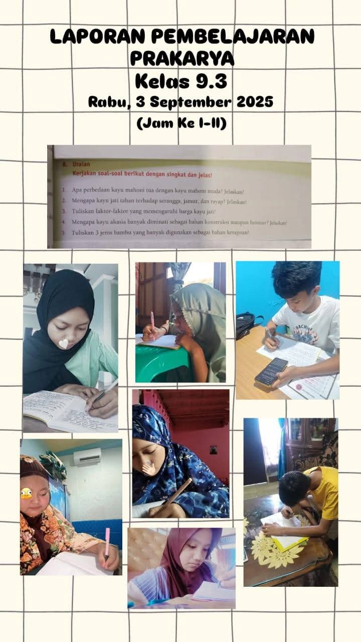 Pembelajaran Daring SMPN 1 Parepare Aman dan Lancar, Kepsek Memotivasi, Orang Tua Siswa Mendampingi