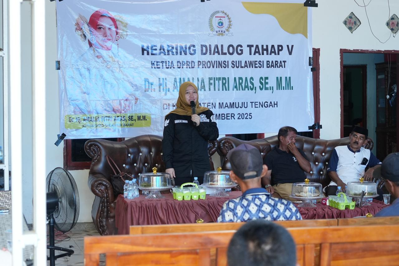 Serap Aspirasi dalam Hearing Dialog di Mateng, Ketua DPRD Sulbar Ingin Pastikan Pembangunan yang Berkeadilan 