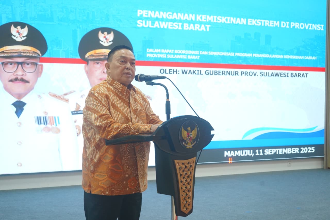 Hadapi Keterbatasan, Wagub Sulbar Minta Daerah Berinovasi dan Perkuat Strategi Turunkan Angka Kemiskinan