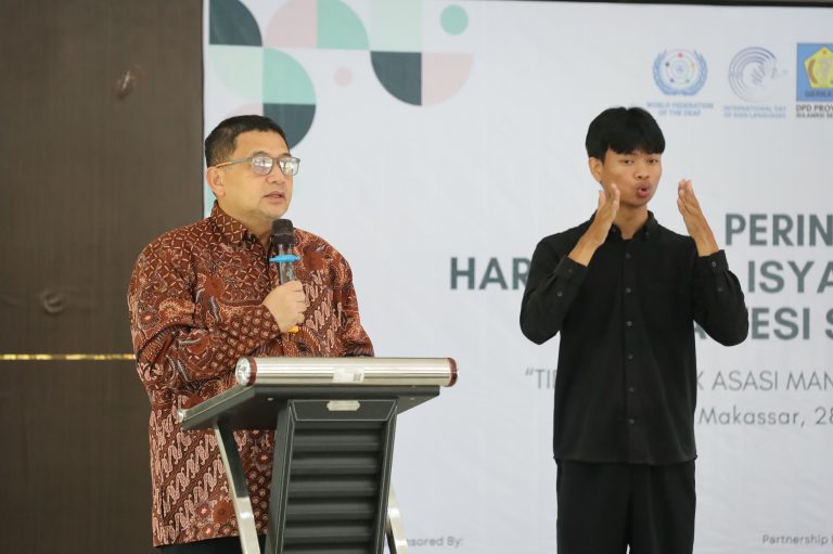 Hari Bahasa Isyarat Internasional, Wali Kota Makassar Pastikan Hak Pekerja Disabilitas Terjamin