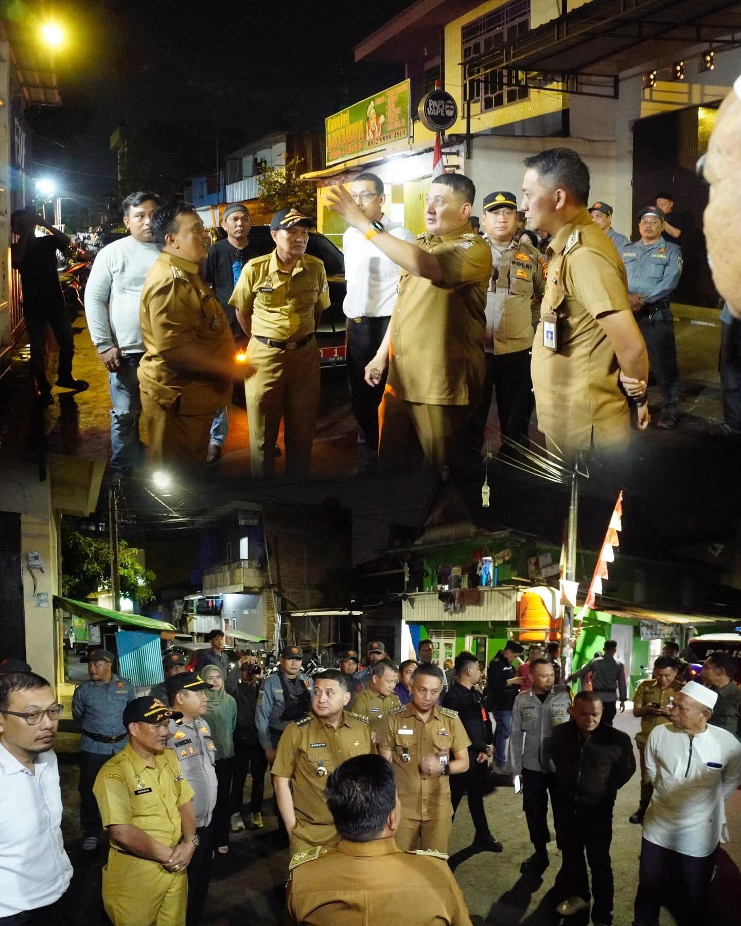 Camat Ujung Tanah Dampingi Wali Kota dan Sekda Makassar Tinjau Pos Kamling Kelurahan Pattingalloang