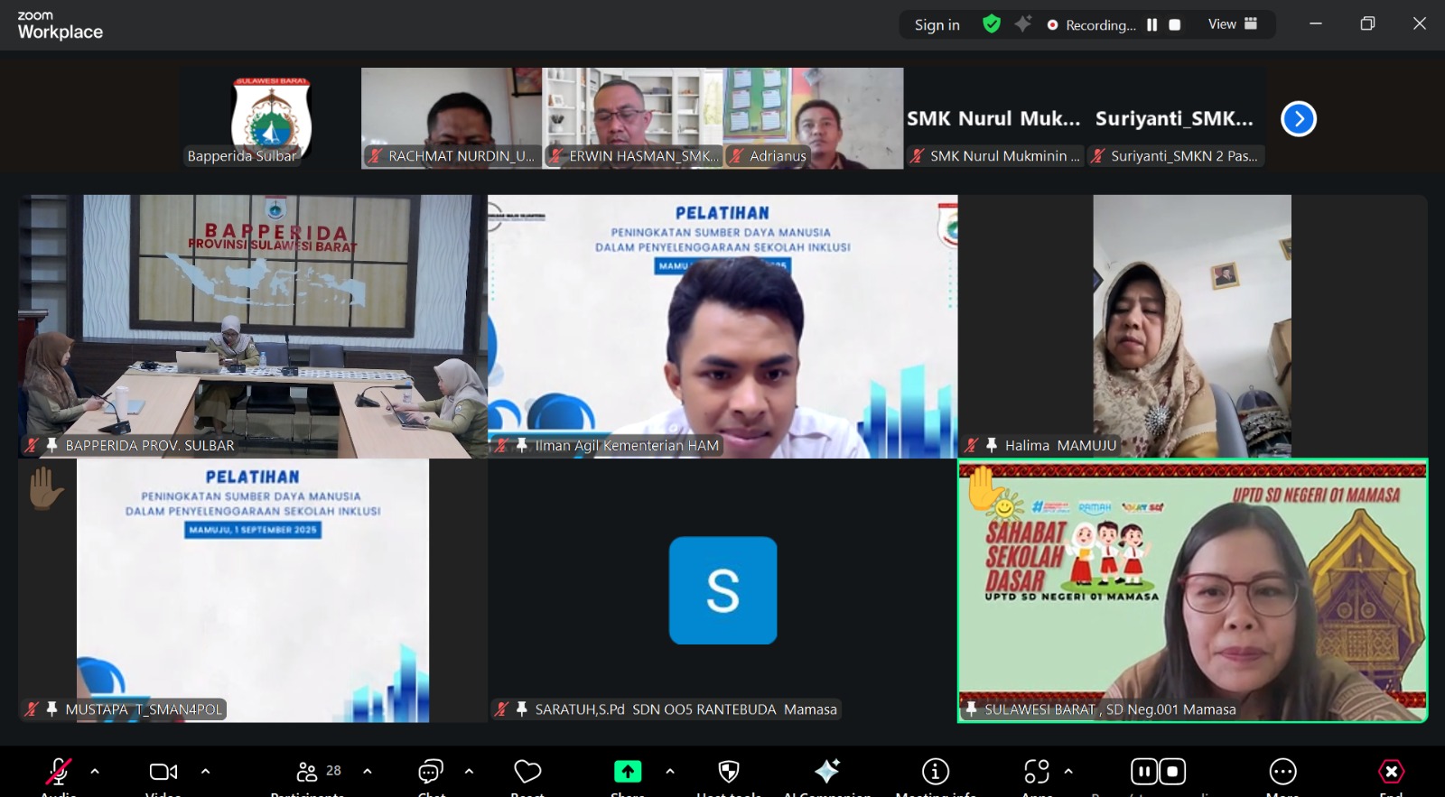 Pemprov Sulbar Dorong Sekolah Inklusi, Jawab Tantangan Stunting dan Anak Putus Sekolah