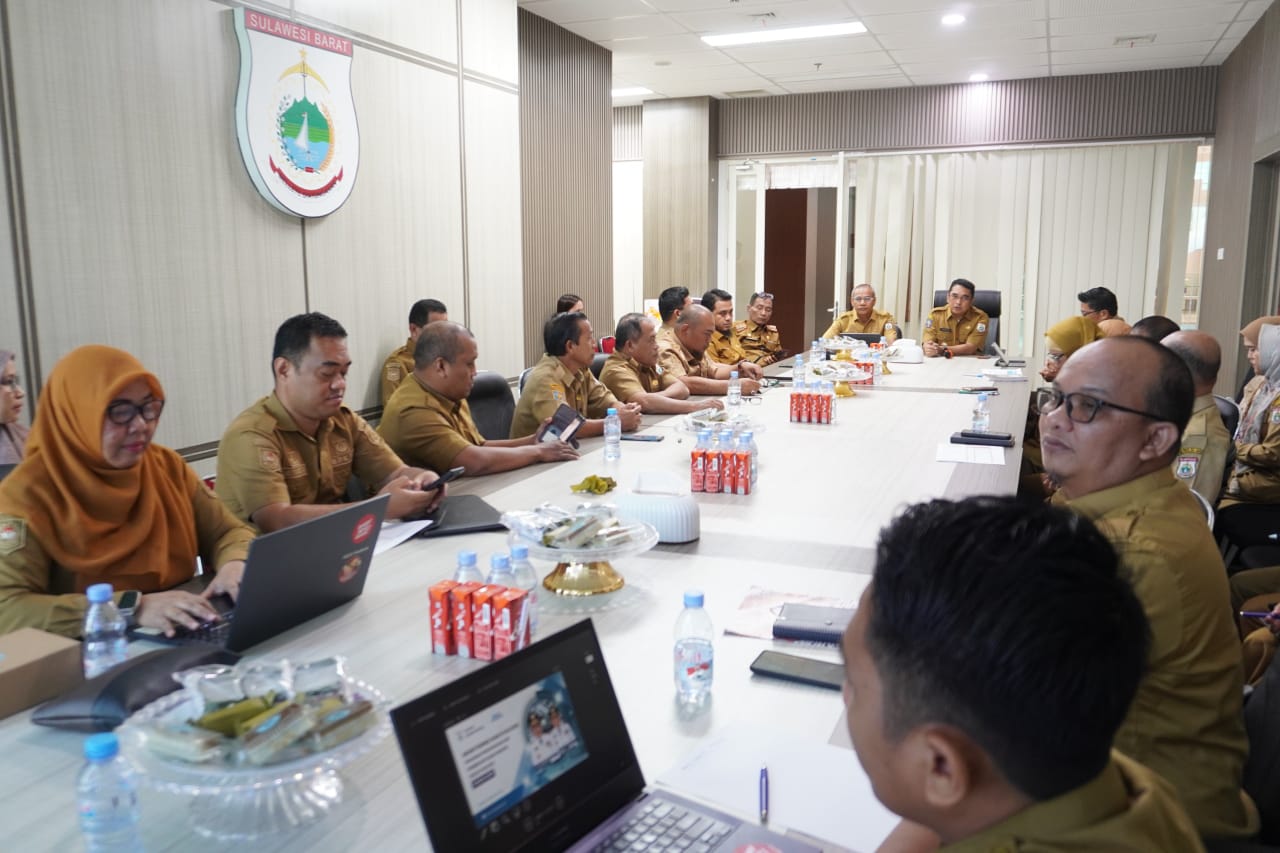 Pacu Sinergi Antikorupsi, Inspektorat Sulbar Gelar Monev MCSP Targetkan 78 Persen