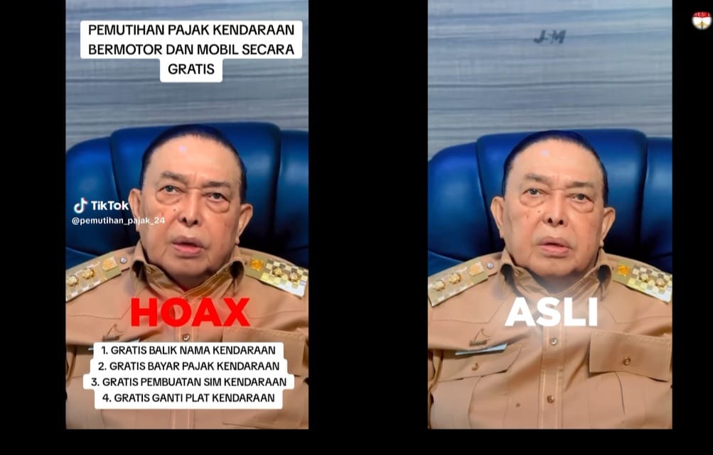 Wagub Sulbar Jadi Korban Video Deepfake Hoaks Pemutihan Pajak