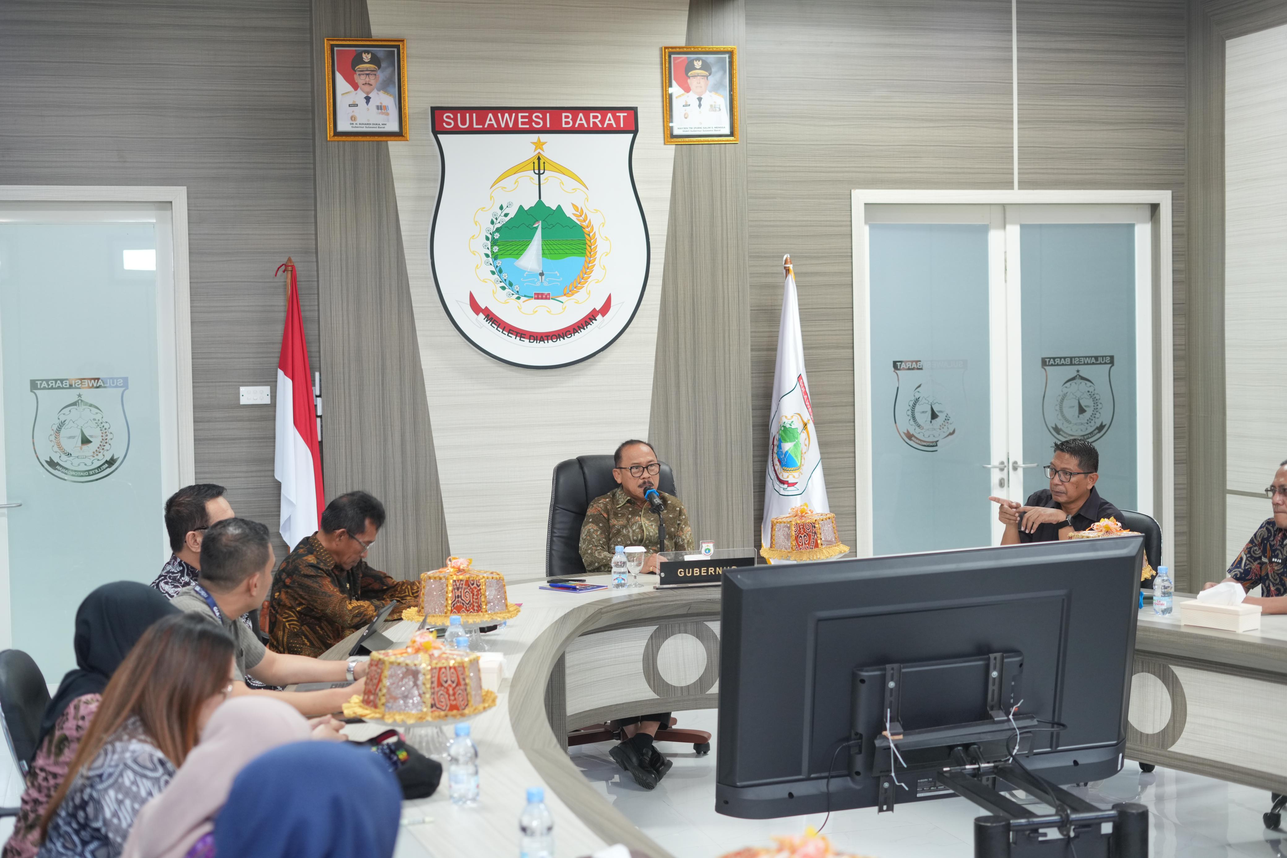 Irjen Kemendagri Periksa Tata Kelola Keuangan dan Pelayanan Publik Sulbar