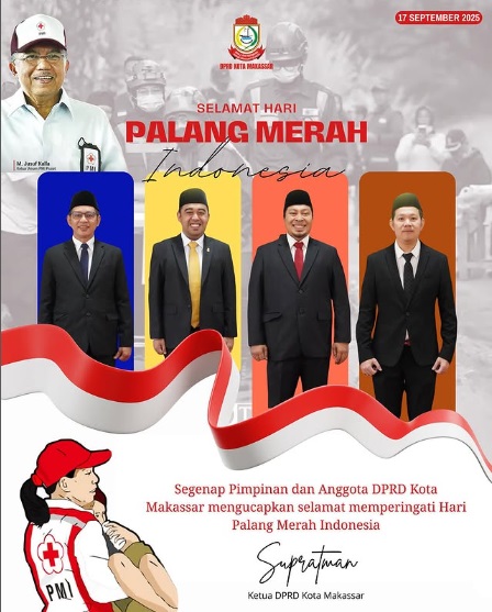 DPRD Makassar Ucapkan Selamat Hari Palang Merah Indonesia