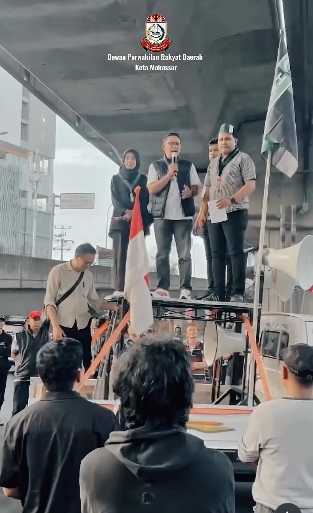 Ketua DPRD Makassar Terima Langsung Aspirasi Badko HMI Sulsel Bertema Koreksi Indonesia