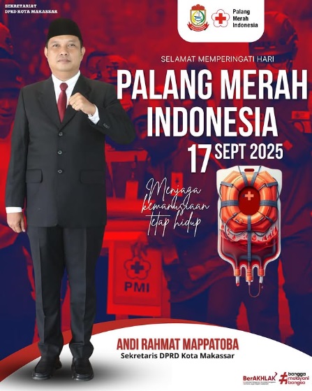 Sekretariat DPRD Makassar Ucapkan Selamat Hari Palang Merah Indonesia 2025
