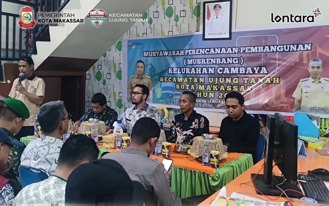 Sekcam Ujung Tanah Buka Musrenbang di Dua Kelurahan, Ajak Atasi Persoalan dalam Kondisi Sumber Daya Terbatas