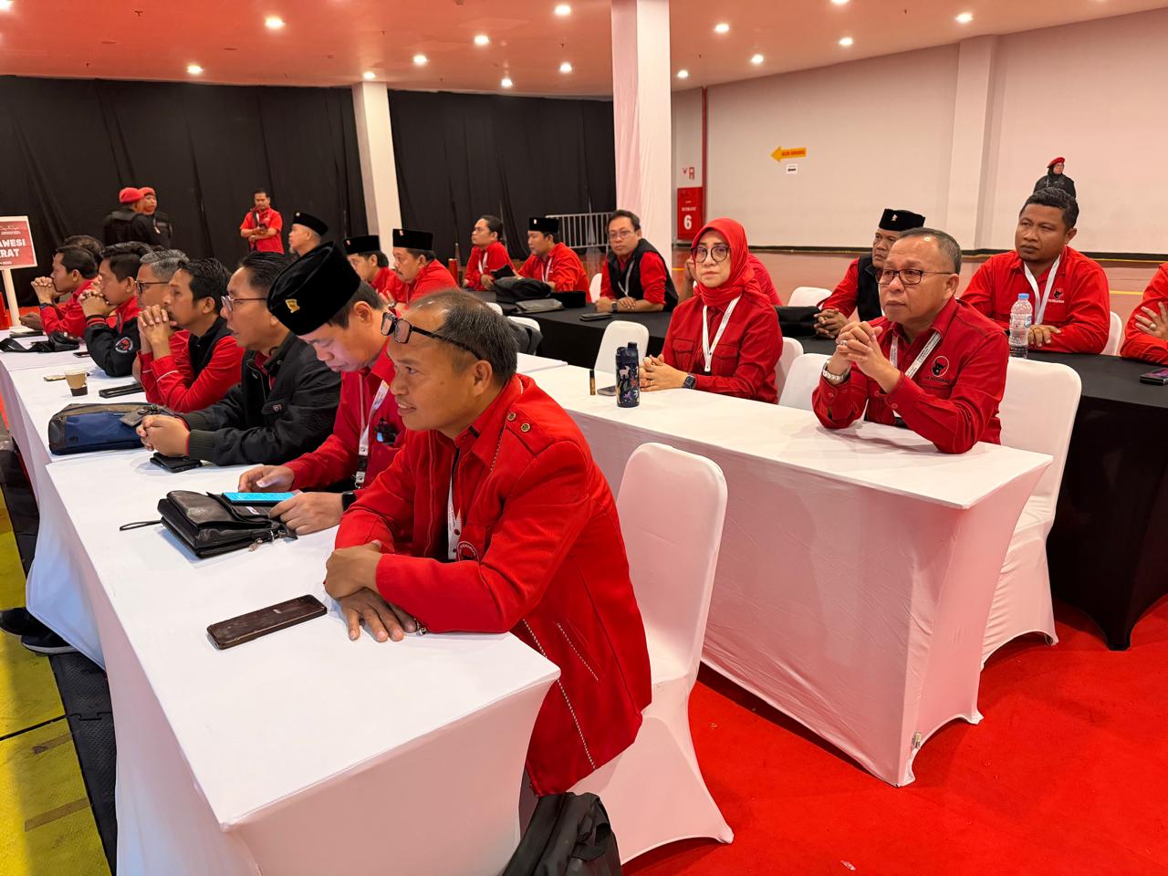 Konsolidasi Pasca-Kongres, Konferda dan Konfercab, Agus Ambo Djiwa Bersama Jajaran PDIP se-Sulbar Hadiri Rakernas di Ancol