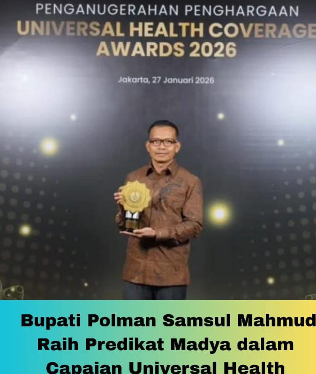 Kepesertaan JKN Telah Penuhi Indikator Nasional, Polman Raih UHC Awards 2026 Kategori Madya