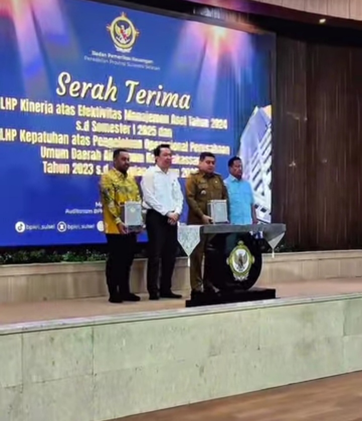 Wakil Ketua DPRD Makassar Hadiri Serah Terima LHP BPK Semester II Tahun 2025