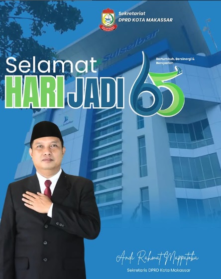 Sekretariat DPRD Makassar Ucapkan Selamat Hari Jadi Bank Sulselbar ke-65